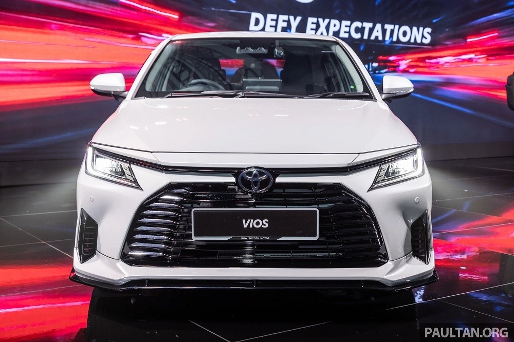 Toyota Vios 2023 vừa ra mắt Malaysia