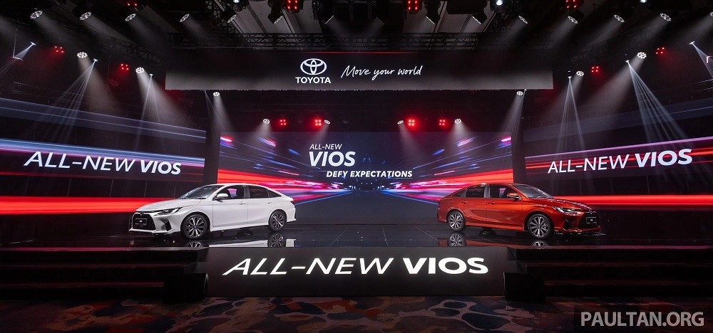 Toyota Vios 2023 vừa ra mắt Malaysia