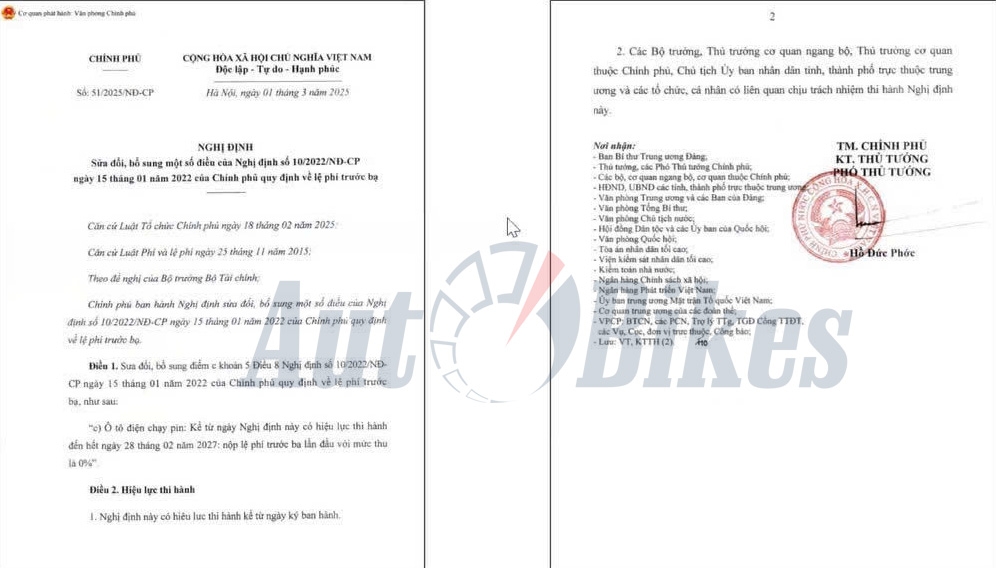 Ô tô điện tục được miễn lệ phí trước bạ thêm 2 năm Ô tô điện tục được miễn lệ phí trước bạ thêm 2 năm