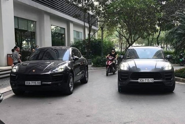Hai xe Porsche Macan trùng biển số, xuất hiện tại Hà Nội