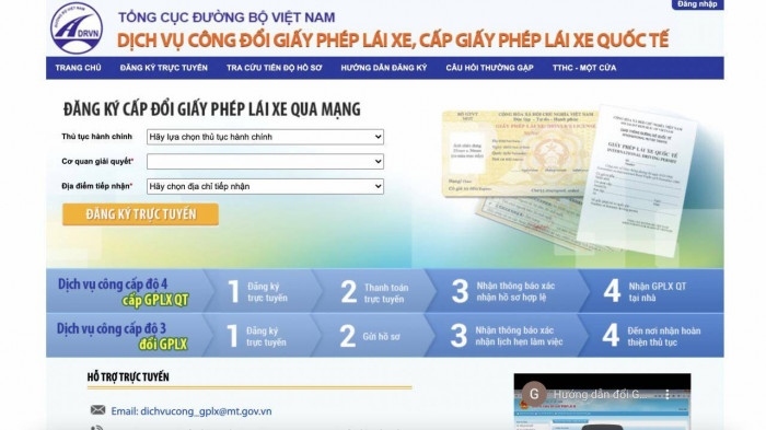 Chi phí, thủ tục cấp đổi giấy phép lái xe năm 2021