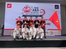 Kỹ thuật viên xe máy Honda Việt Nam đạt giải cao tại hội thi cấp Châu lục
