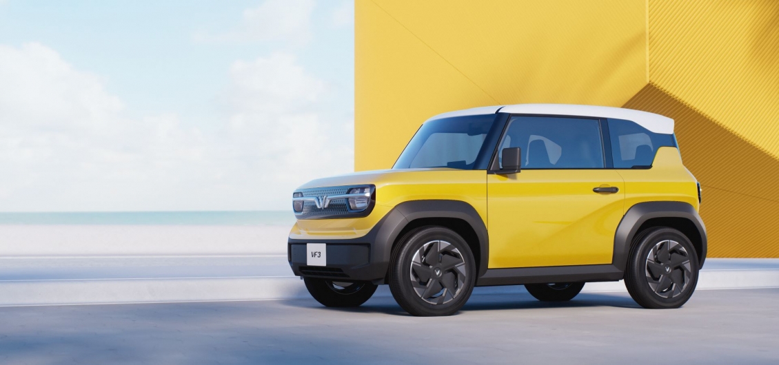 VF 3 có thiết kế năng động, cá tính theo phong cách SUV địa hình