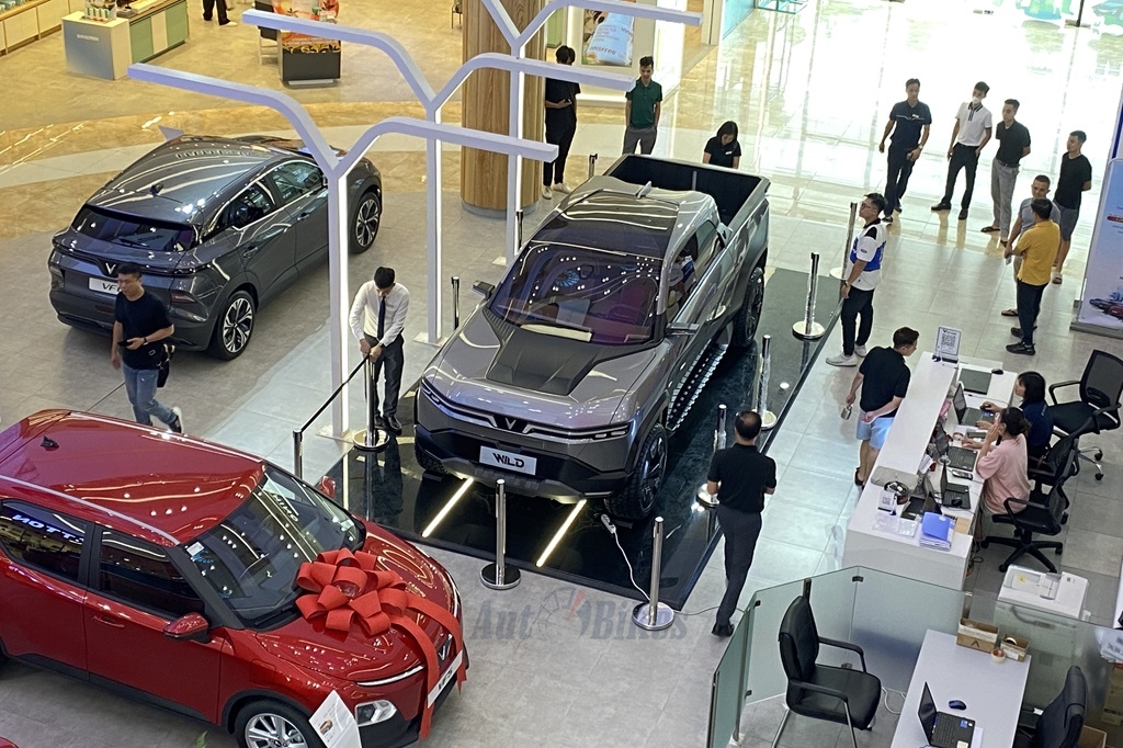 Ảnh chi tiết xe bán tải ý tưởng của VinFast VF Wild tại Việt Nam