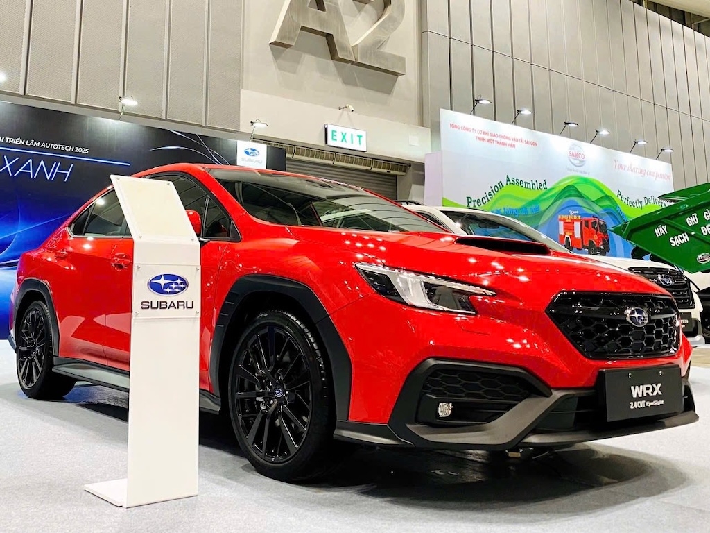 Subaru WRX 2025 chốt giá 1,7 tỷ đồng tại Việt Nam
