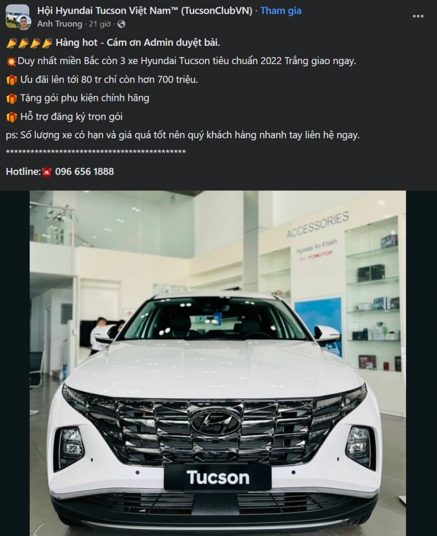 Hyundai Tucson giảm 85 triệu đồng tại đại lý, đấu Mazda CX-5