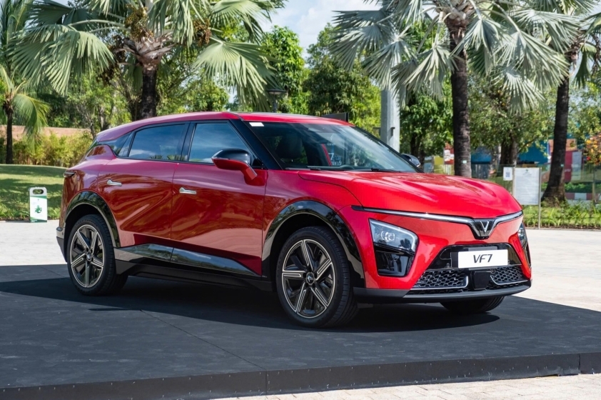 VinFast VF 7 bị bắt gặp tại Ấn Độ