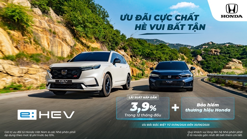 Honda khuyến mãi 50% lệ phí trước bạ cho nhiều mẫu ô tô