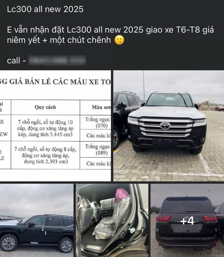 Toyota Land Cruiser LC300 2025 cập bến Việt Nam, giá từ 4,58 tỷ đồng