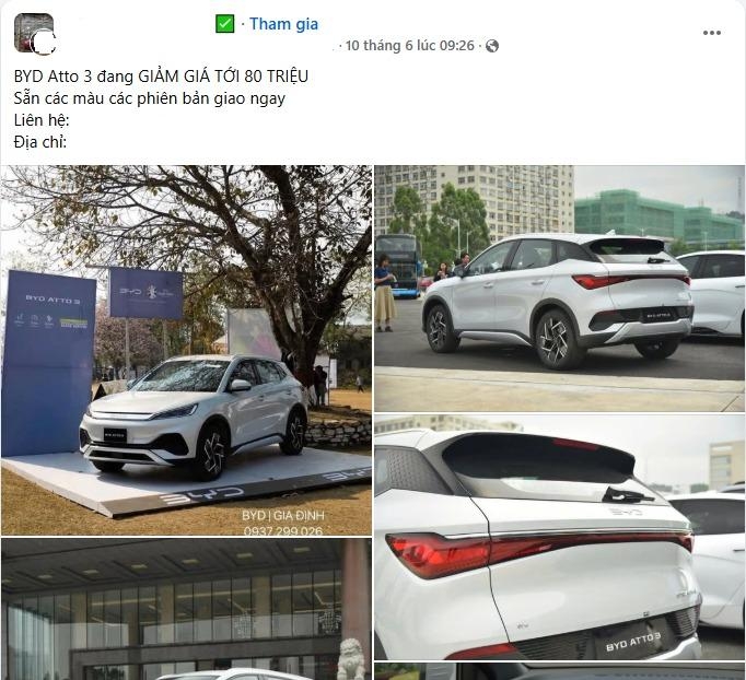 Loạt xe BYD giảm giá mạnh tại Việt Nam, có mẫu 'sale-off' gần 200 triệu Loạt xe BYD giảm giá mạnh tại Việt Nam, cao nhất hơn 200 triệu đồng