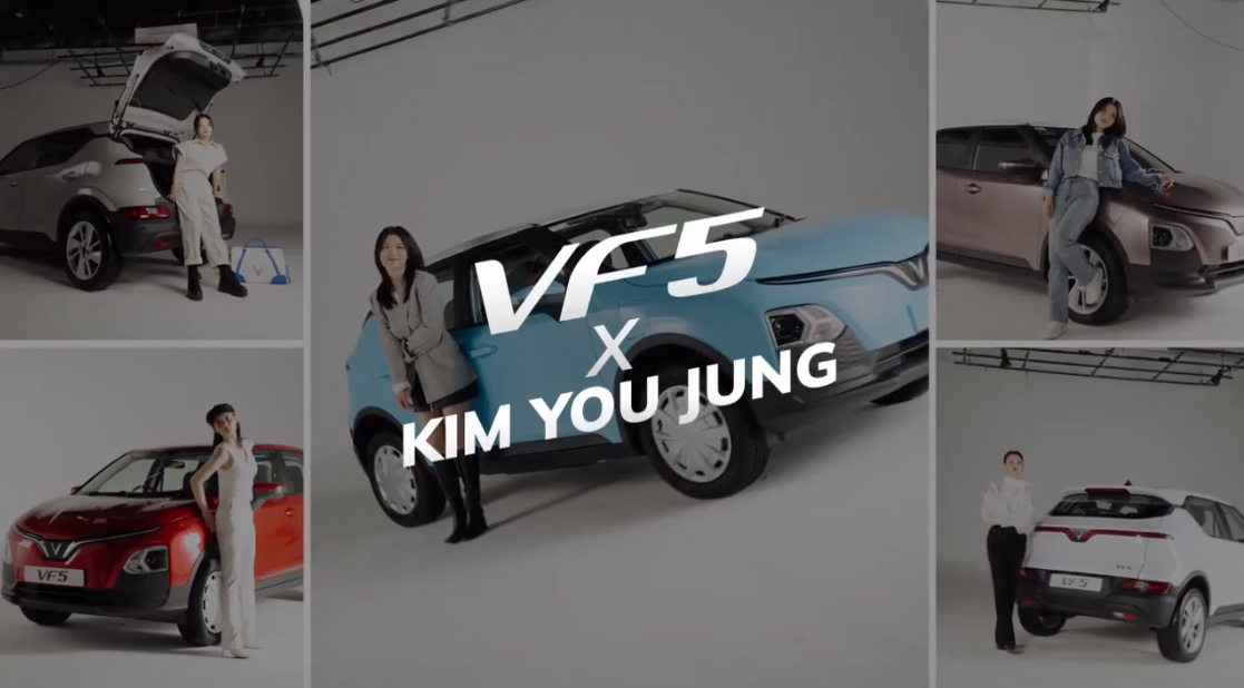 Kim You Jung là Đại sứ thương hiệu của VinFast VF5 tại Thái Lan và Indonesia