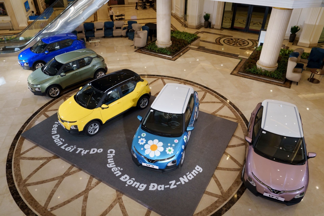 Dài màu mới của VF 5 Plus đáp ứng mọi “gu” của người dùng. Dài màu mới của VF 5 Plus đáp ứng mọi “gu” của người dùng.