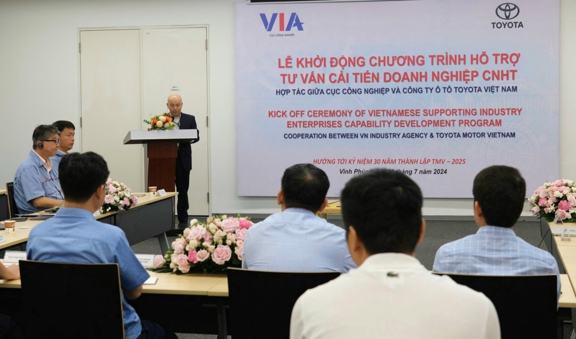 Toyota Việt Nam tiếp tục tư vấn doanh nghiệp trong lĩnh vực công nghiệp hỗ trợ