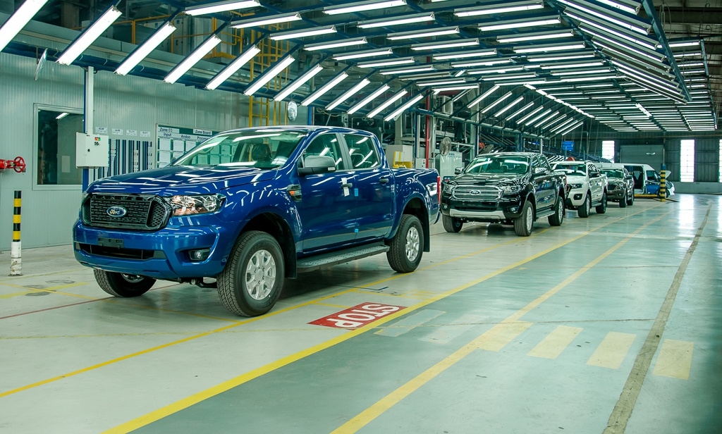 Ford Ranger 2021 lắp ráp