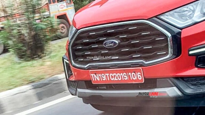 Ford EcoSport 2022 bất ngờ xuất hiện với thiết kế đầu xe mới