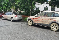 Đập phá, tạt sơn xe ô tô vì chặn trước cửa nhà sẽ bị phạt như thế nào?