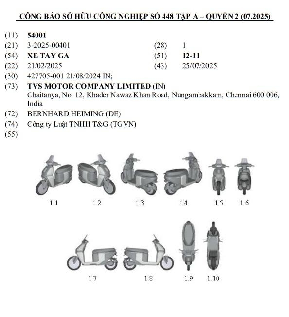 Hãng xe Ấn Độ đăng ký bản quyền mẫu xe máy mới tại Việt Nam