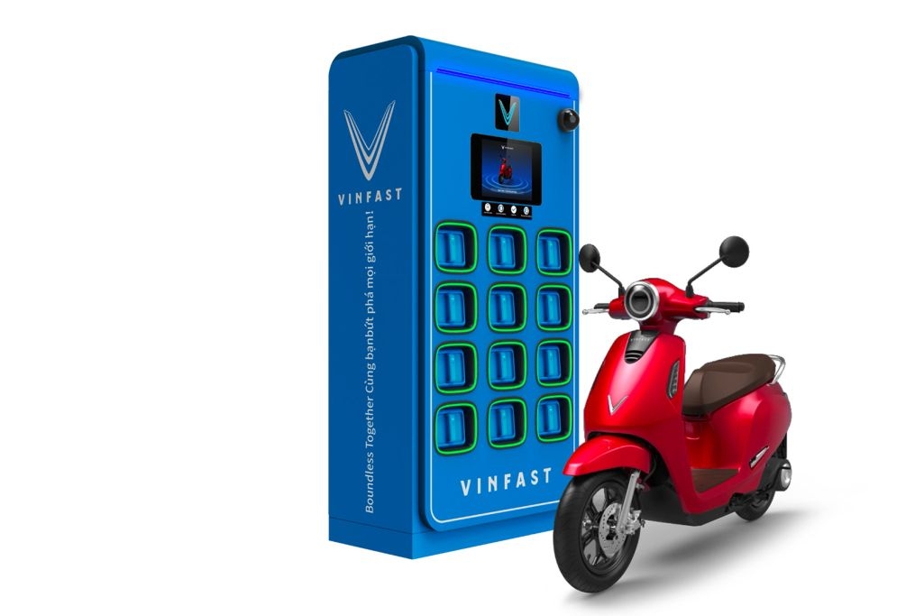 VinFast triển khai mô hình đổi pin xe máy điện VinFast triển khai mô hình đổi pin xe máy điện