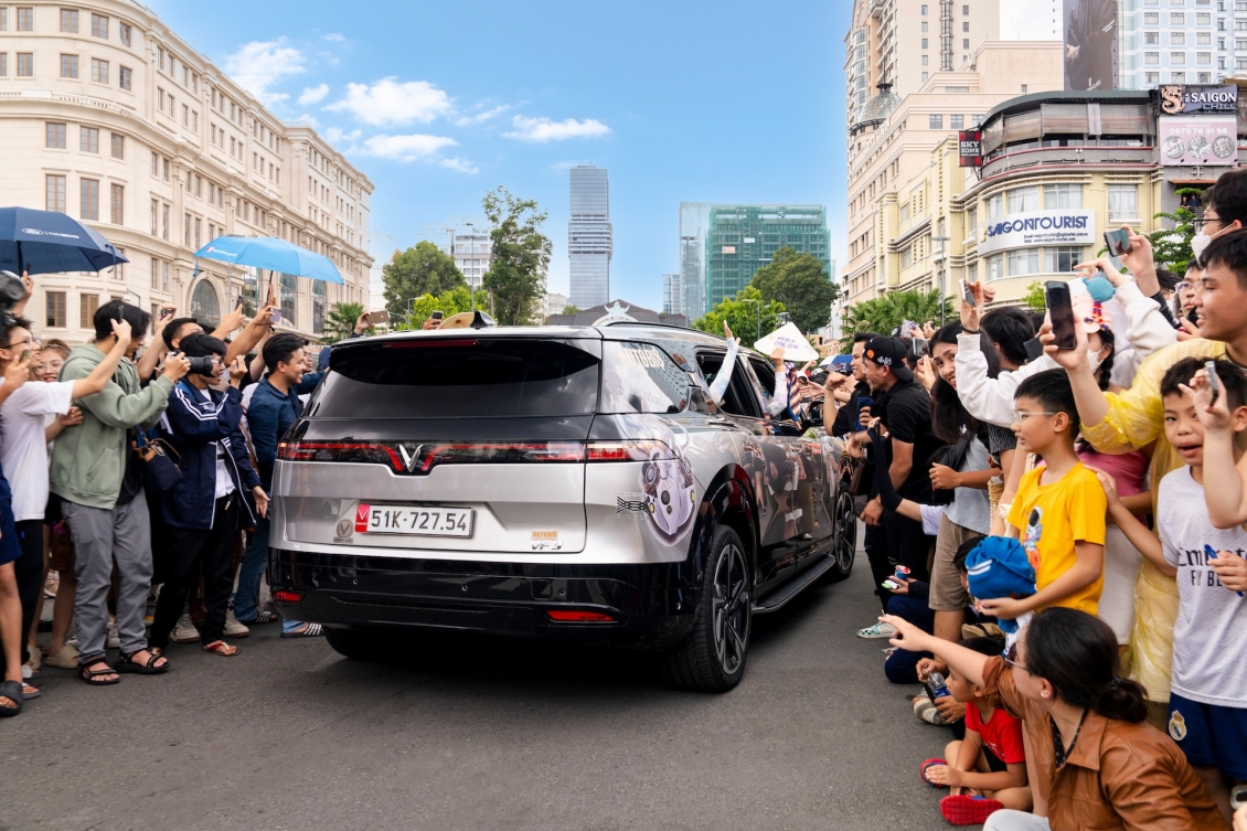 VinFast VF7 và VF9 - Bộ đôi xe điện duy nhất nổi bật tại Gumball 3000