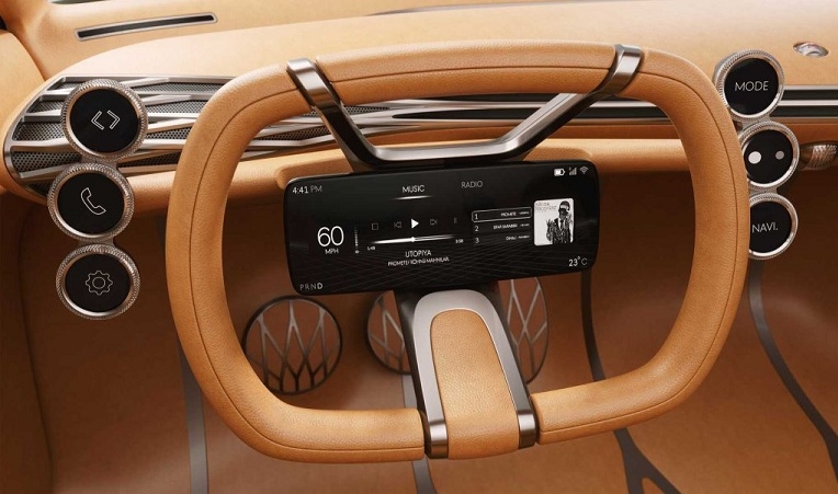 Hyundai nộp bằng sáng chế cho màn hình trên vô lăng