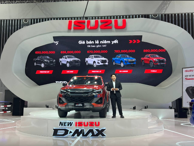 Cận cảnh Isuzu D-Max 2024 vừa ra mắt Việt Nam, giá từ 650 triệu đồng
