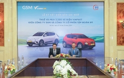 Tập đoàn 911 mua, thuê 2.200 ô tô điện VinFast từ GSM