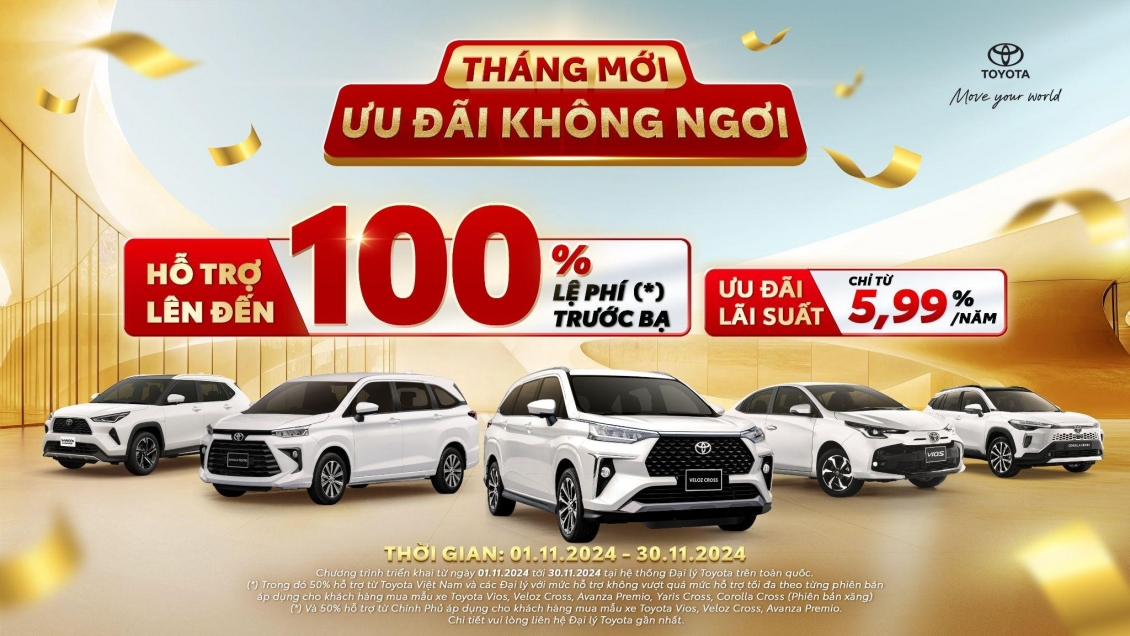 Miễn 100% trước bạ, đại lý Toyota nhộn nhịp Miễn 100% trước bạ, đại lý Toyota nhộn nhịp