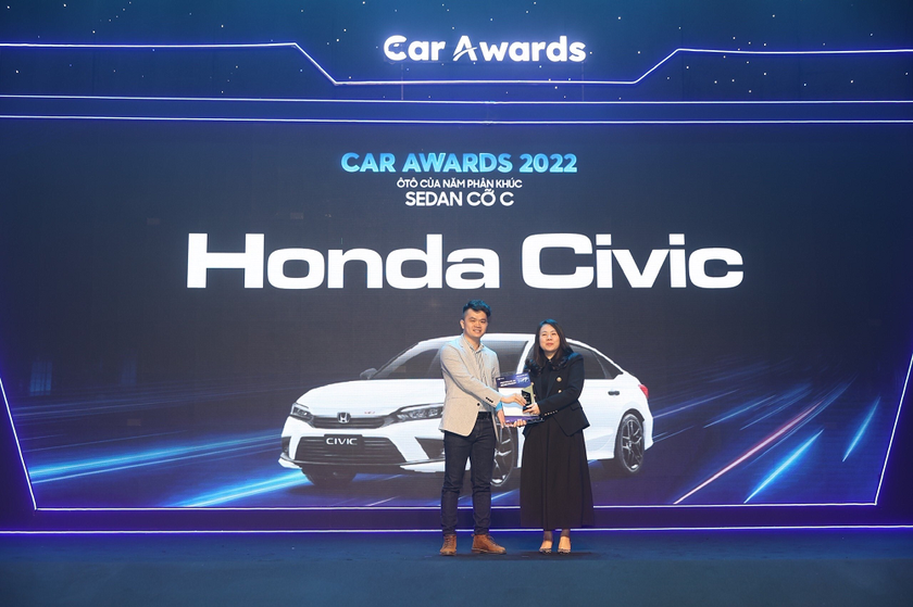 Honda HR-V và Honda Civic vinh dự nhận Giải thưởng 'Ô tô của năm' 2022