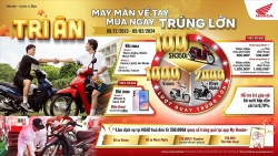 Khách mua xe máy Honda có cơ hội trúng thưởng xe SH, Vision