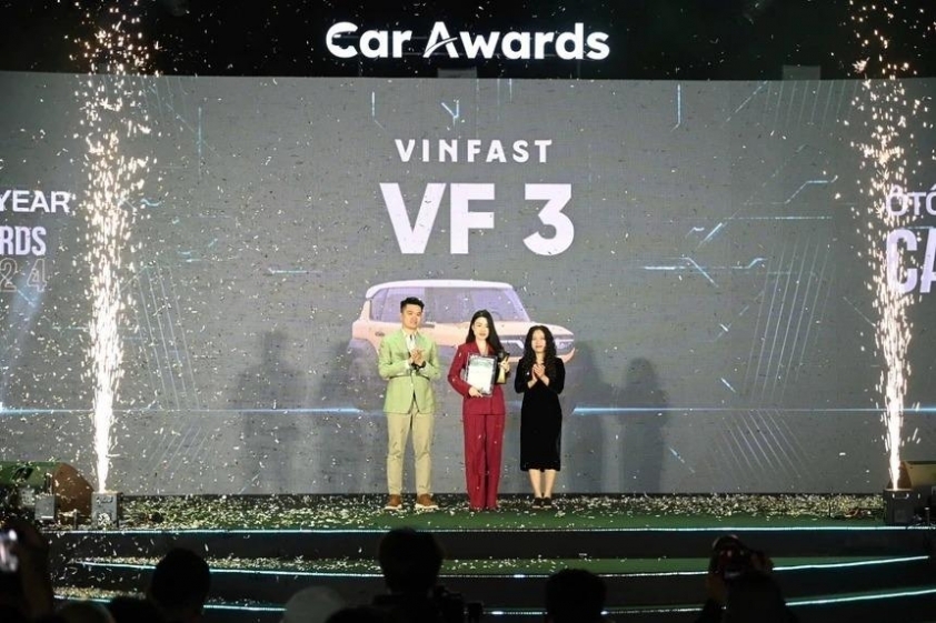 VinFast VF3 đạt giải Ô tô của năm 2024