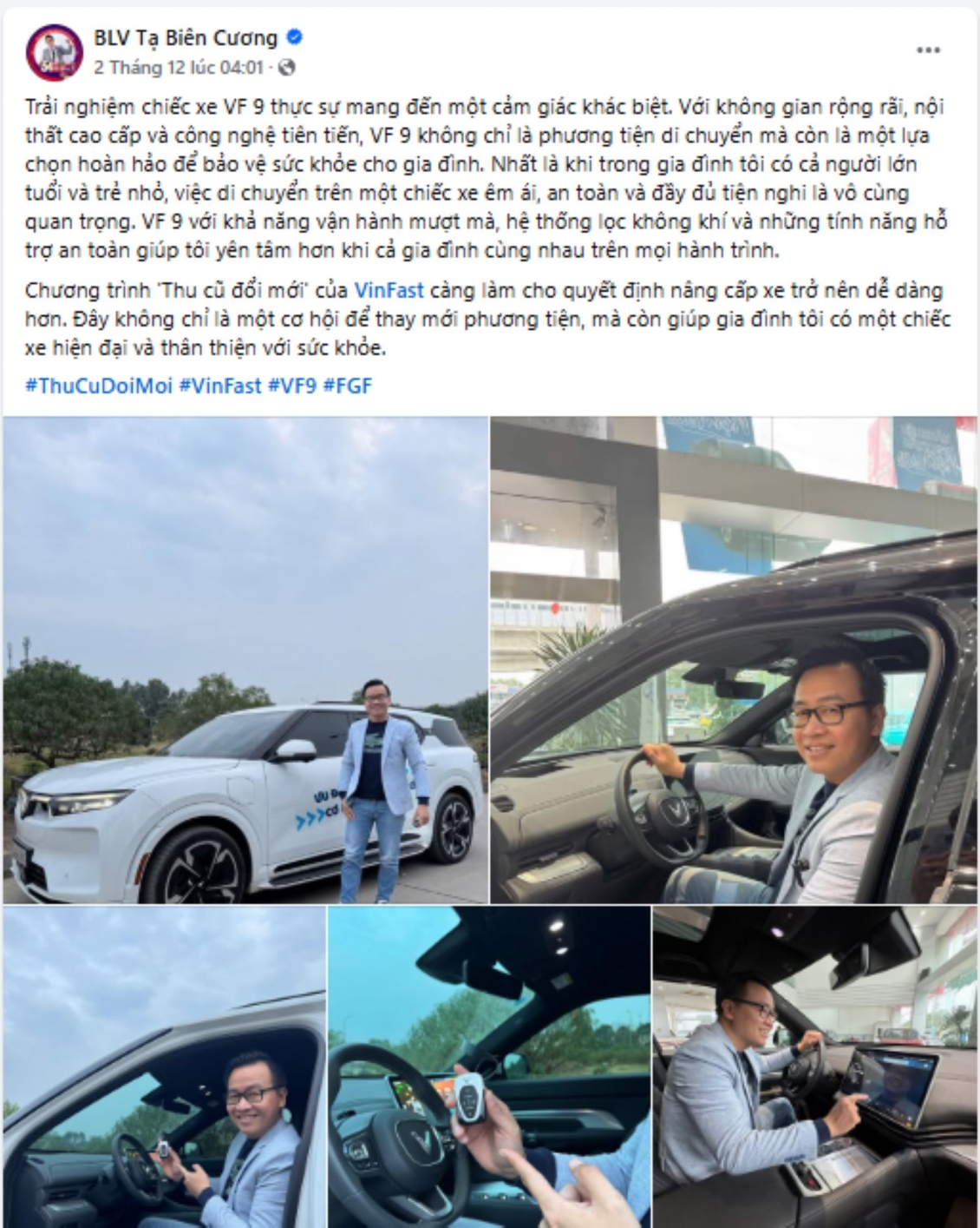 VinFast VF 9 tăng sức hút dịp cuối năm nhờ loạt ưu đãi lên đời “xe sang, giá tốt”