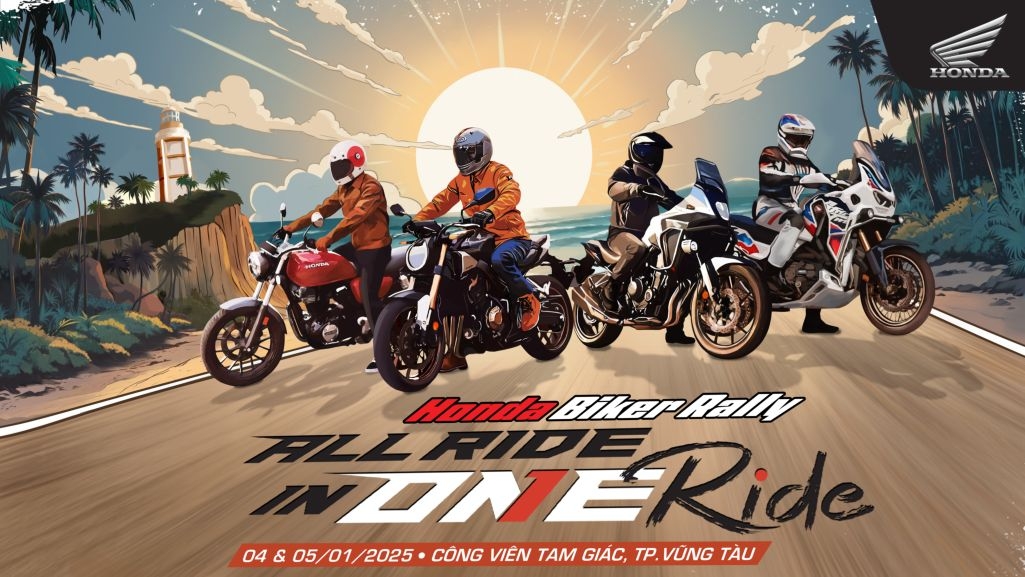 Đại hội Honda Biker Rally 2025: Sự kiện quy tụ hơn 1.000 bikers trên khắp cả nước