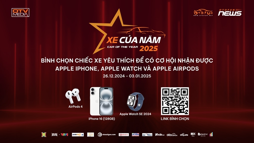 Chính thức mở Bình chọn XE CỦA NĂM 2025 Chính thức mở Bình chọn XE CỦA NĂM 2025