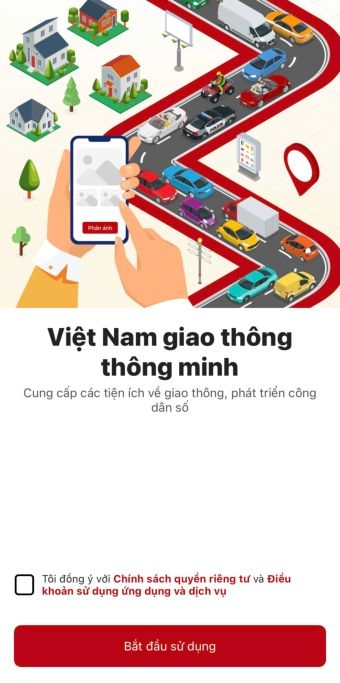 Thông báo phạt nguội sẽ được gửi qua ứng dụng VNeTraffic