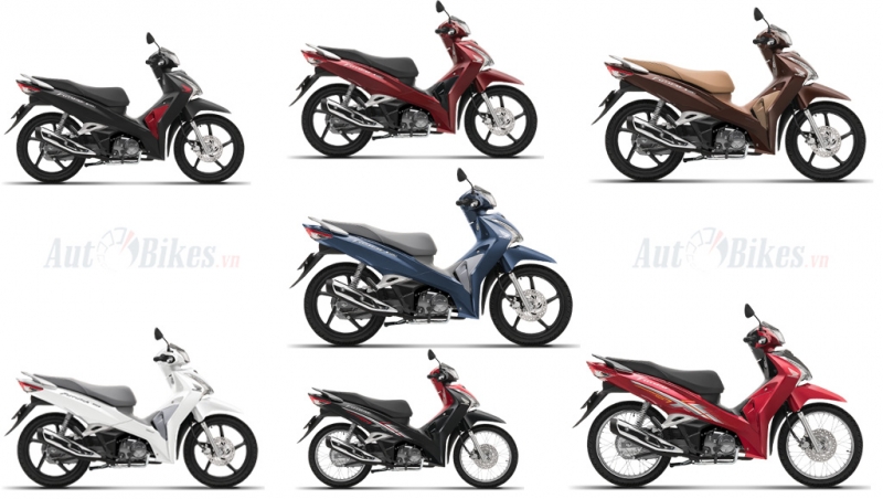 Hình Ảnh Thực Tế, Chi Tiết 2 Phiên Bản, 7 Màu Honda Future 2020