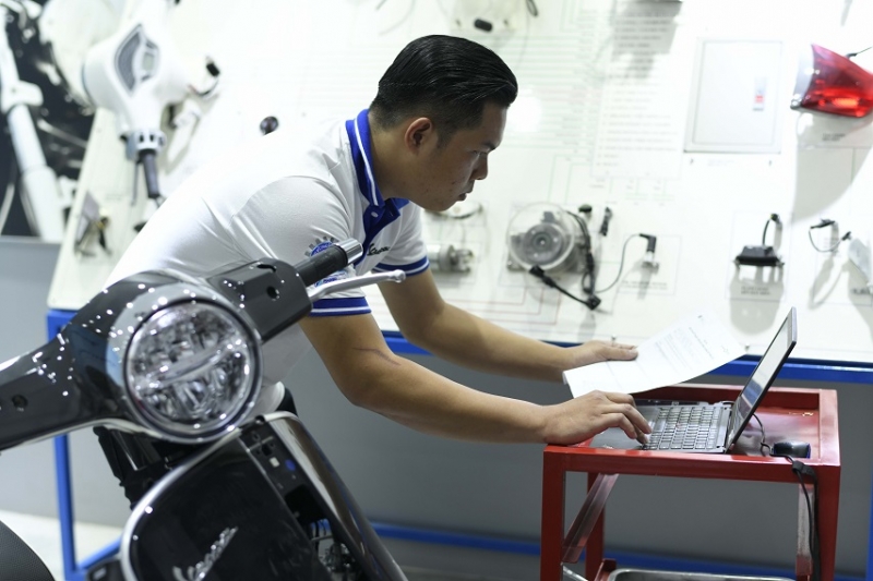 Piaggio Việt Nam tổ chức Hội thi Kỹ thuật viên giỏi piaggio viet nam to chuc hoi thi ky thuat vien gioi