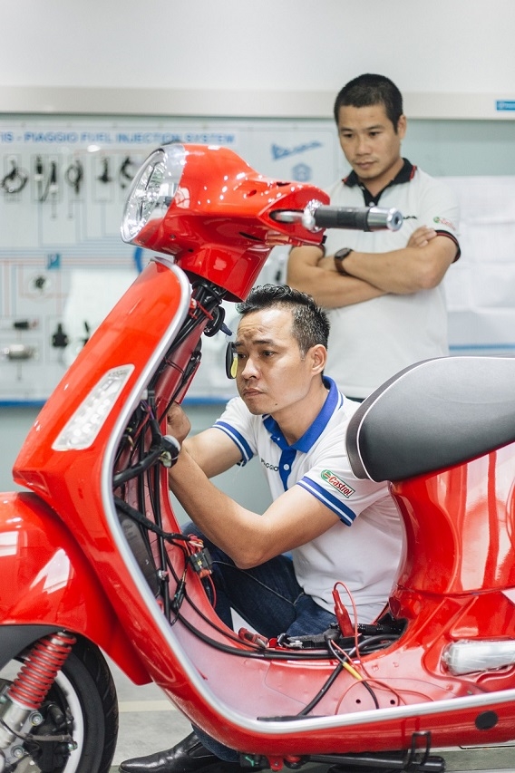 Piaggio Việt Nam tổ chức Hội thi Kỹ thuật viên giỏi piaggio viet nam to chuc hoi thi ky thuat vien gioi