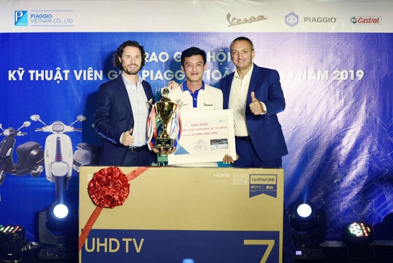 Piaggio Việt Nam tổ chức Hội thi Kỹ thuật viên giỏi piaggio viet nam to chuc hoi thi ky thuat vien gioi