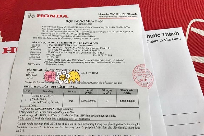 Honda Việt Nam chưa nhận đặt cọc CR-V 2017 bản 7 chỗ