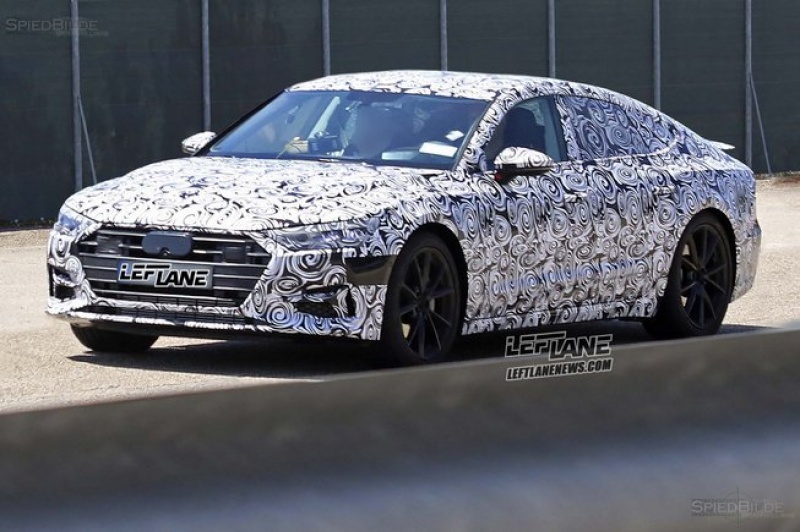 lo anh audi a7 sportback 2018 tren duong thu