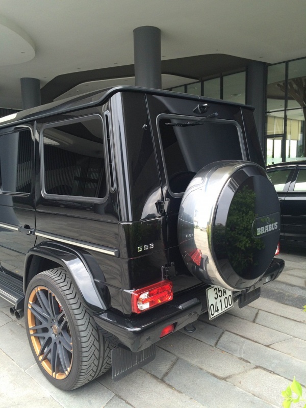 bat gap mercedes g63 brabus cua dai gia ninh binh