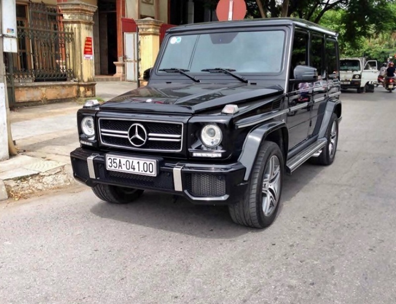bat gap mercedes g63 brabus cua dai gia ninh binh