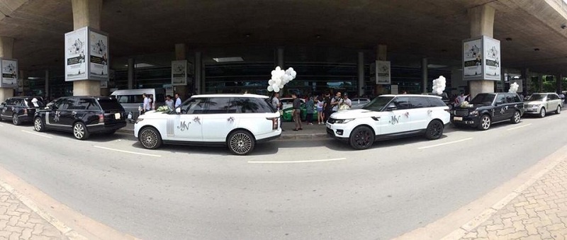minh nhua lang man voi dan xe sang range rover don vo
