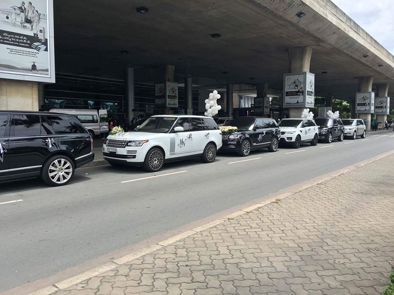 minh nhua lang man voi dan xe sang range rover don vo