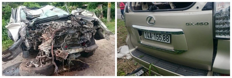 xe sang lexus gx 460 nat bet sau tai nan tai quang ninh