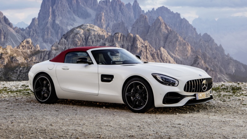 mercedes amg gt roadster 2017 trinh lang
