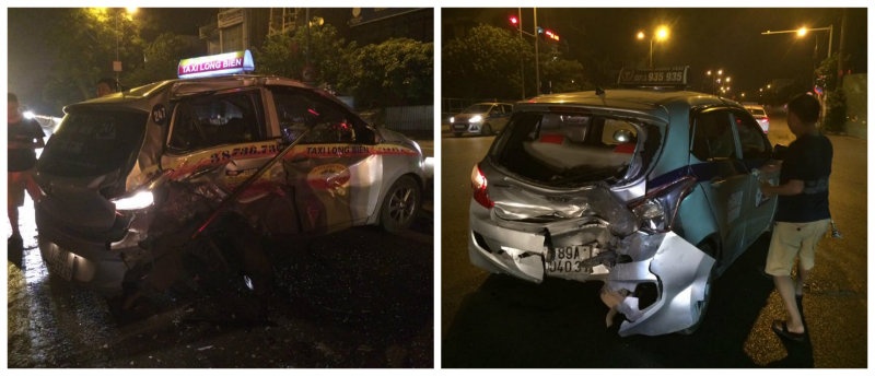 xe sang mercedes c250 gay tai nan tai ha noi roi bo tron