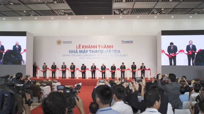 Thaco khánh thành nhà máy sản xuất xe Mazda lớn nhất Đông Nam Á thaco khanh thanh nha may san xuat xe mazda lon nhat dong nam a