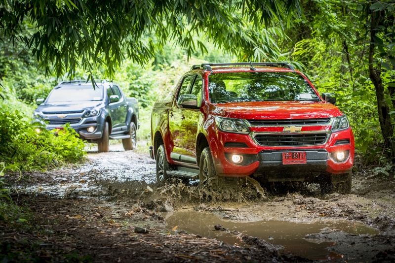 khung gam chevrolet colorado va trailblazer da duoc thu thach ra sao