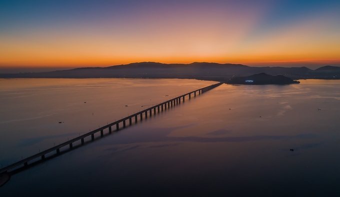 quy nhon xanh biec nhin tu tren cao